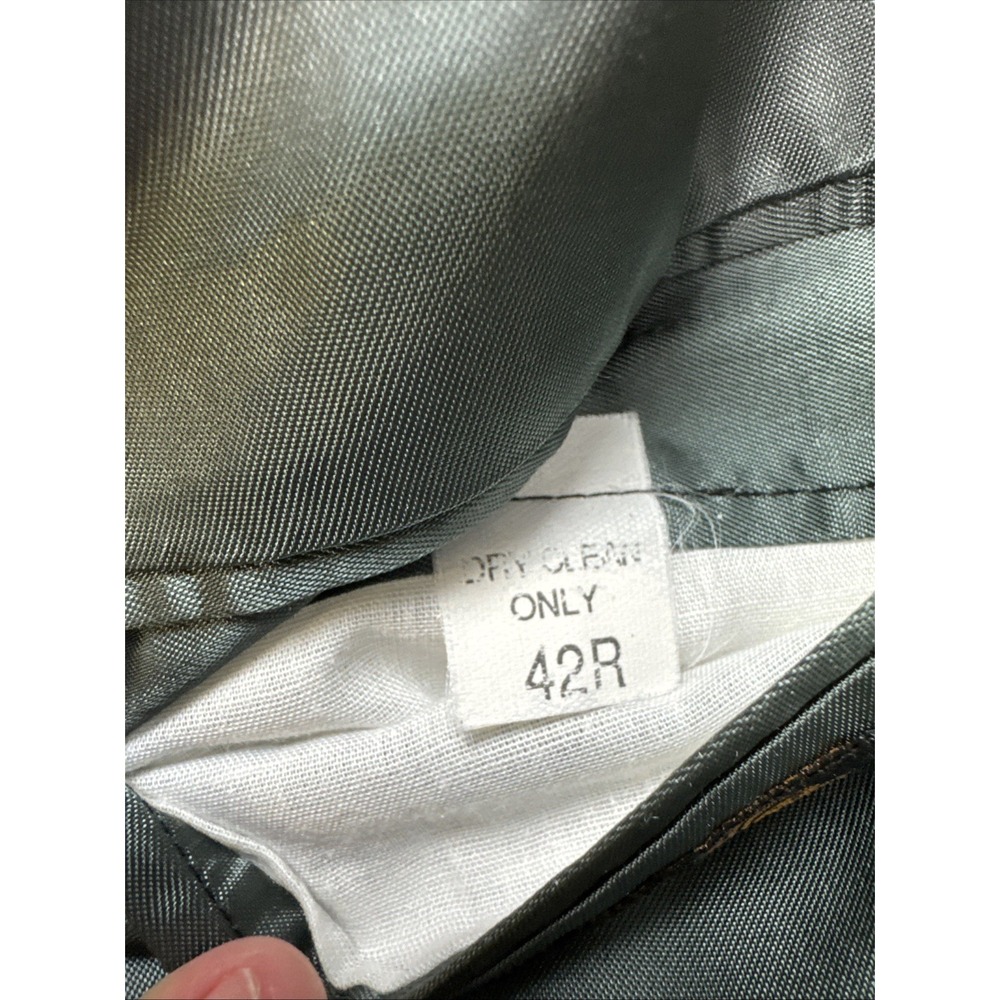 Vintage 42R 100% Wool Herringbone Blazer Black White Hardwick Jacket USA - Picture 4 of 11